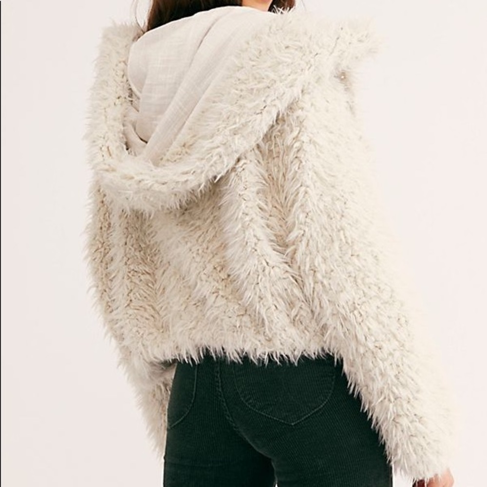 Free people parka bear coat